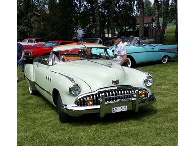 Vinnaren av Årets Bil blev Gunnar Gustavsson med sin Buick Super årsmodell 1949.